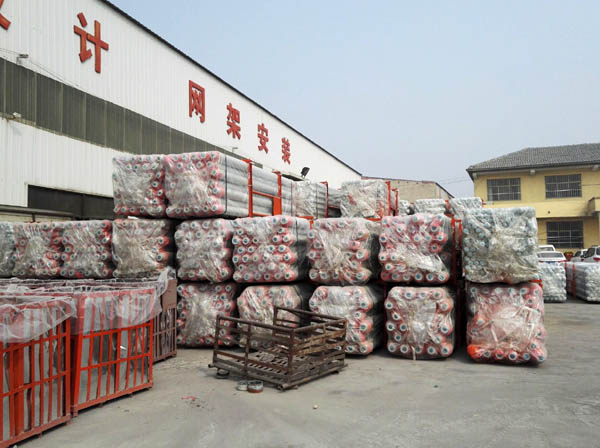 延吉网架成品待发